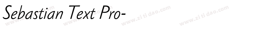 Sebastian Text Pro字体转换